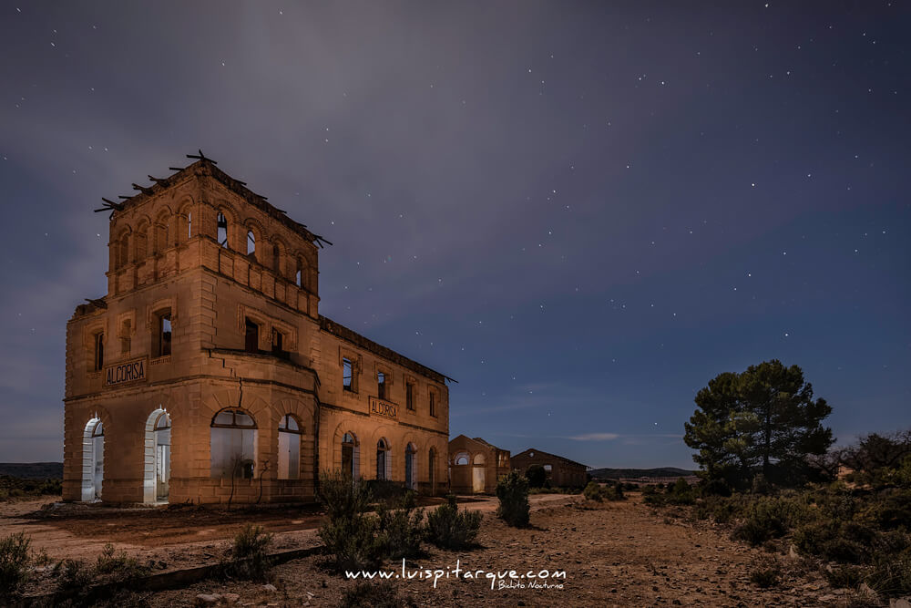 Estación abandonada en Alcorisa 